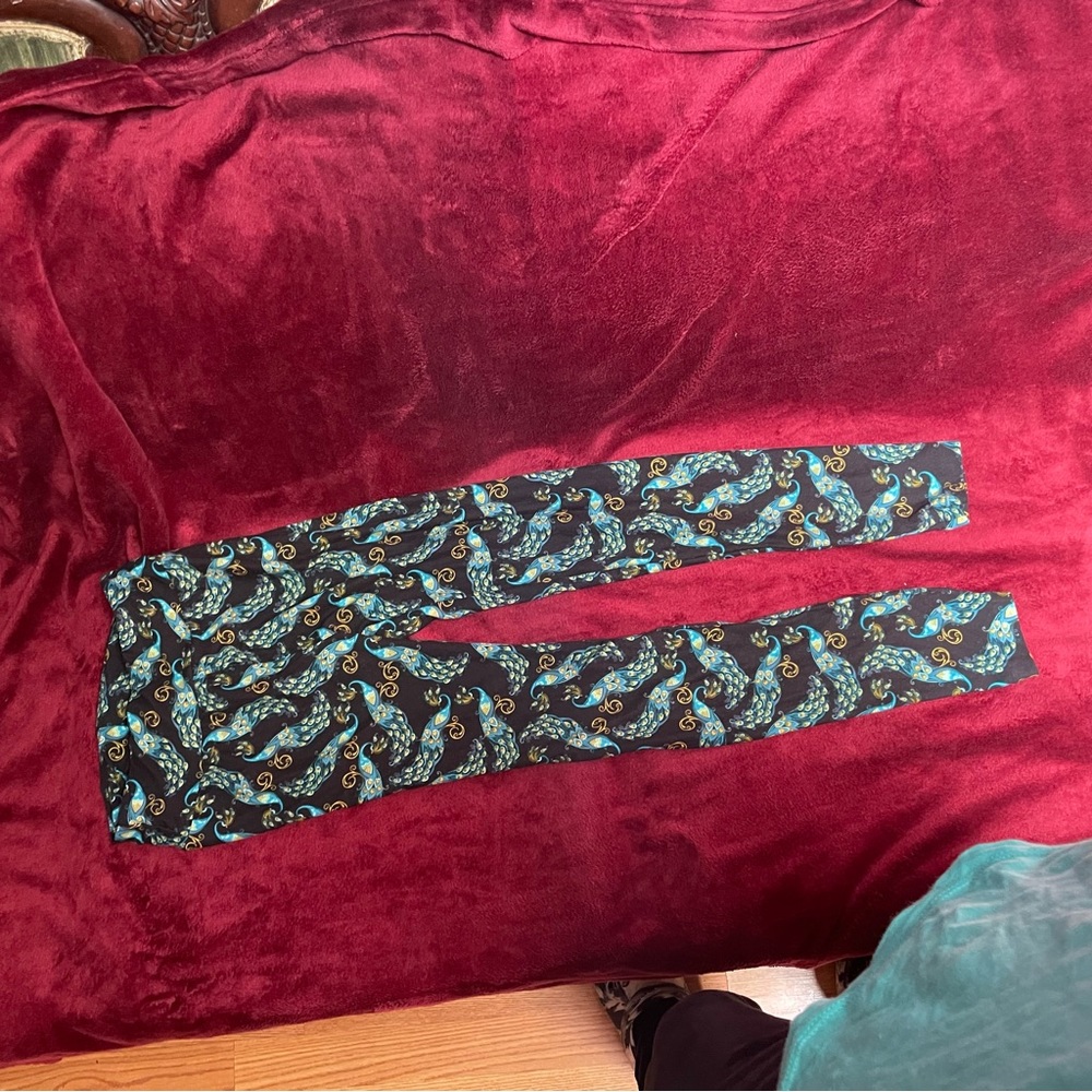 kids peacock leggings